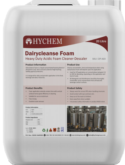 Hychem| dairy cleanse foam cleaner picture